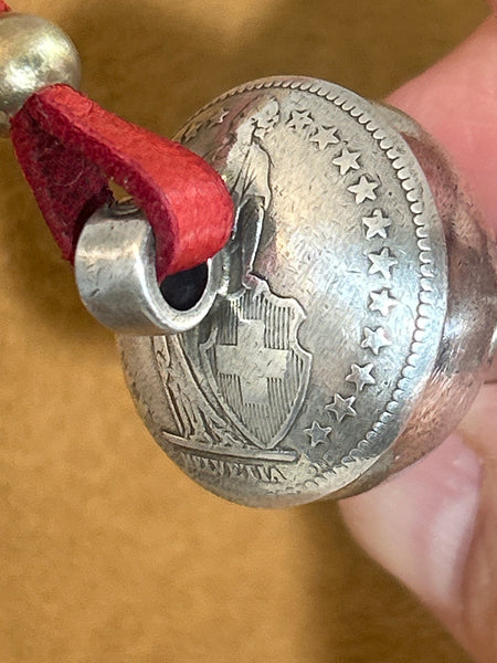 Swiss Helveta Franc Coin Blossom by Dennis Hogan