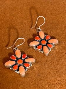 Star Coral Cluster Earrings by Don Lucas