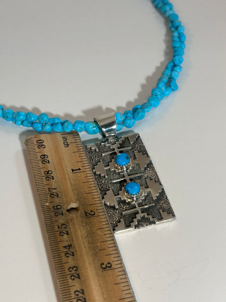 Two Strand Sleeping Beauty Necklace by Marie Jackson