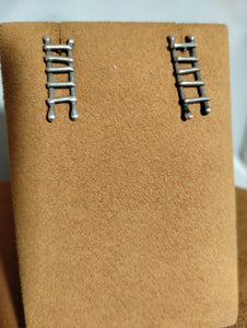 Ladder earrings by Petra Nalini Palmer