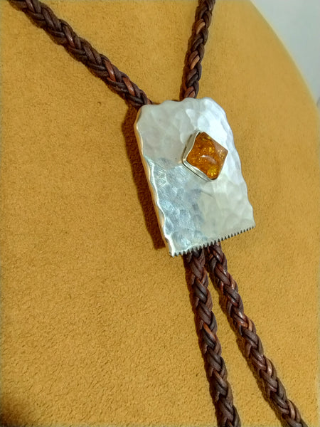 Bolo with Amber stone