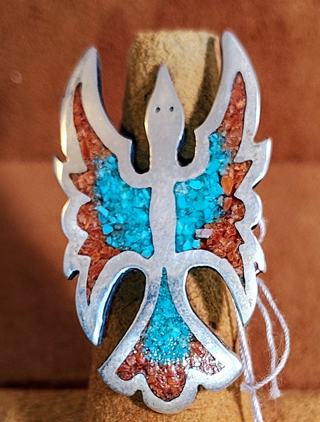 Vintage Western Thunderbird Ring