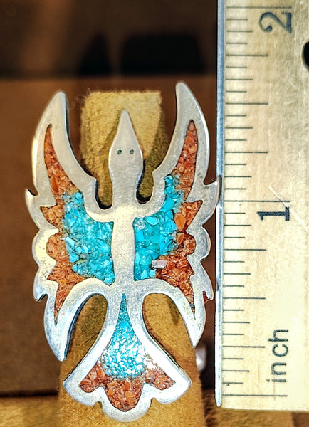 Vintage Western Thunderbird Ring