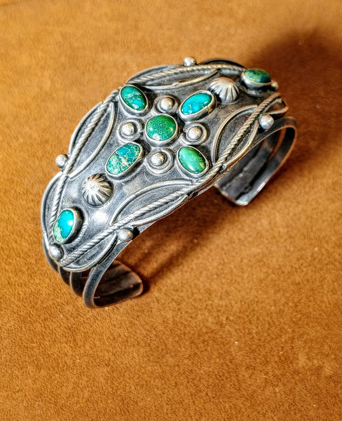 Vintage Turquoise Statement Cuff