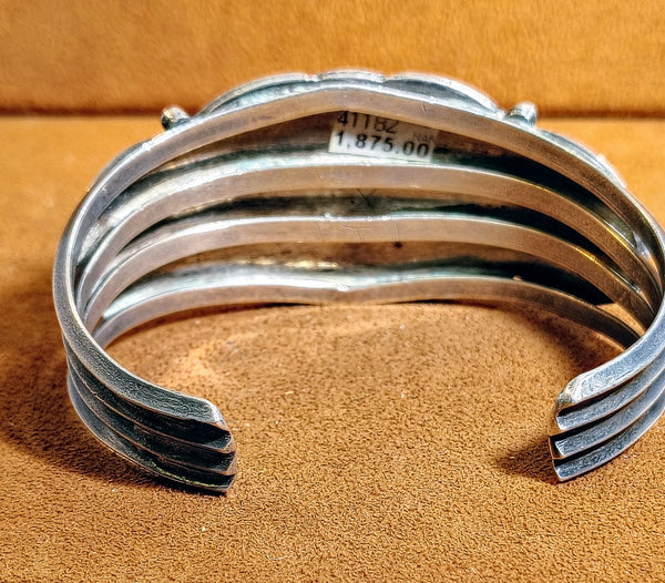 Vintage Turquoise Statement Cuff
