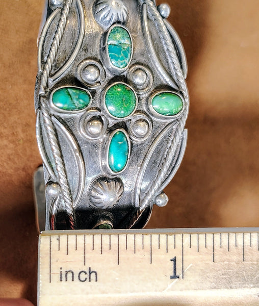 Vintage Turquoise Statement Cuff