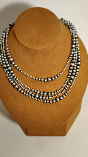 Extra-Long Graduated Navajo Pearl Necklace