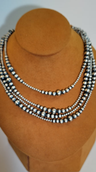 Extra-Long Graduated Navajo Pearl Necklace