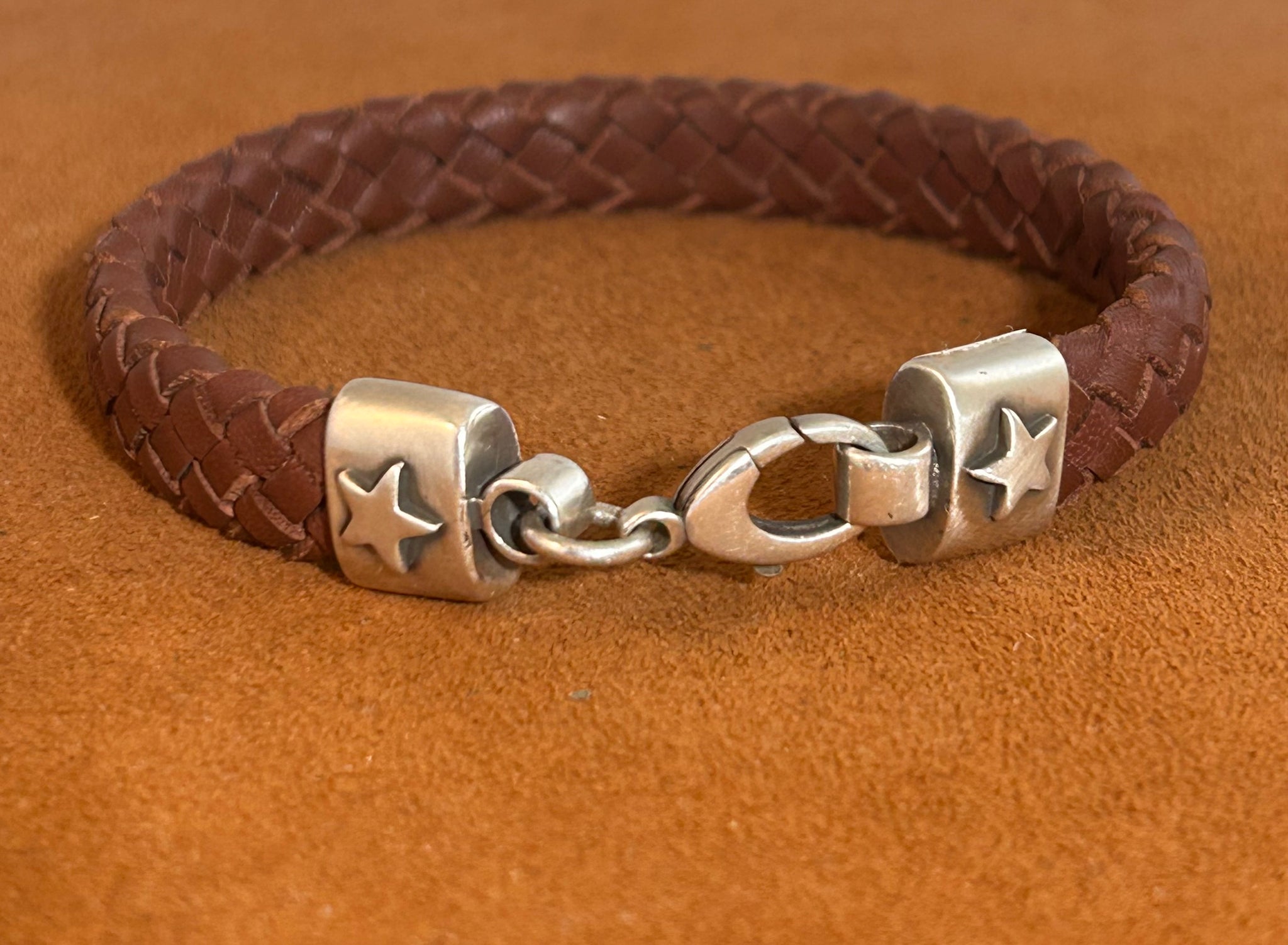 Braided Leather Star Bracelet by Dennis Hogan (Copy)