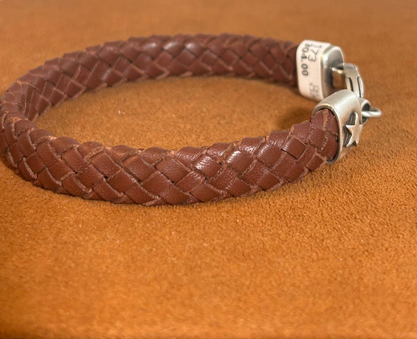 Braided Leather Star Bracelet by Dennis Hogan (Copy)