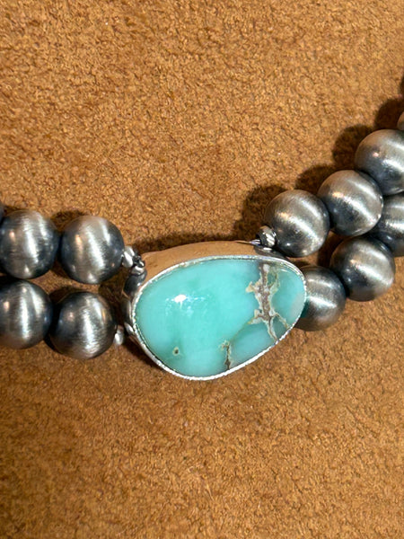 Mini-Cleopatra with Green Turquoise by Kevin Randall Studios