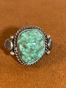 Vintage Nugget Turquoise Ring (1940s)