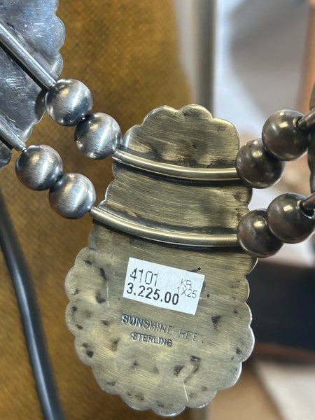 Five Stone Two Strand Necklace by Sunshine Reeves and Kevin Randall Studios