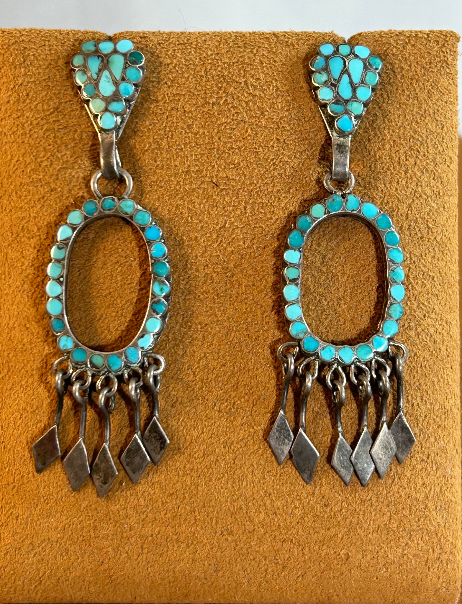 Oval Fringe Earrings by Frank Distha (Circa 1960s)