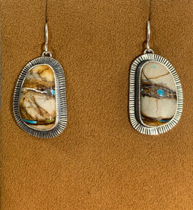 Boulder Turquoise Earrings by Kevin Randall Studios
