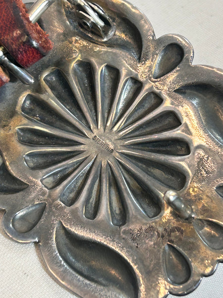 1960’s Sterling Silver Concho Belt