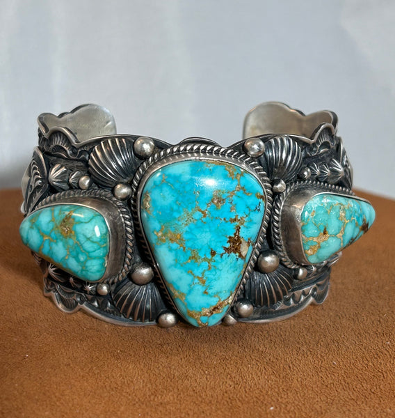 Three Stone Royston Cuff by Darryl Becenti