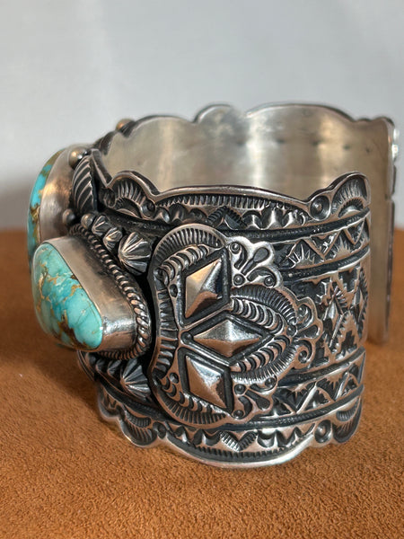 Three Stone Royston Cuff by Darryl Becenti