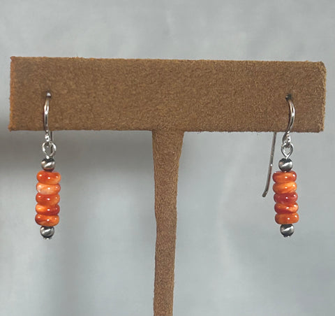 Five Mini Spiny Oyster Bead Earrings by Kevin Randall Studios