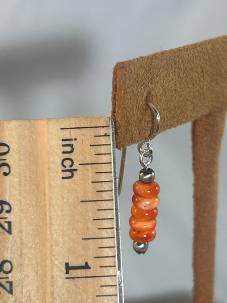 Five Mini Spiny Oyster Bead Earrings by Kevin Randall Studios