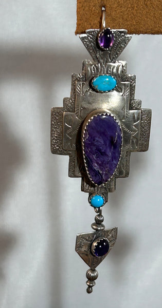 Purple Dreams Earrings by Teresa Archibeque