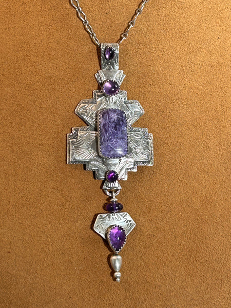 Dreaming of Purple Necklace by Teresa Archibeque