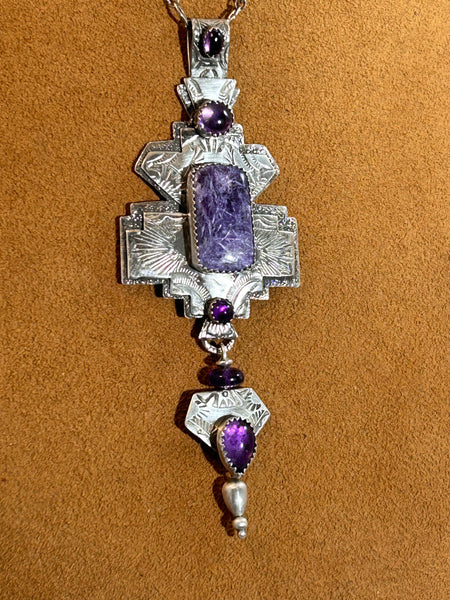 Dreaming of Purple Necklace by Teresa Archibeque