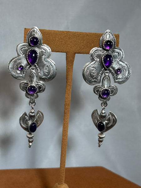 Amethyst on Silver by Teresa Archibeque