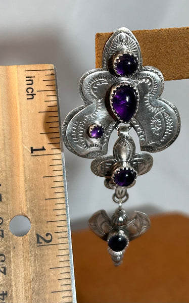 Amethyst on Silver by Teresa Archibeque