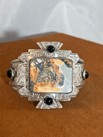 Jasper Cuff by Teresa Archibeque