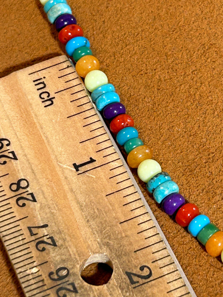 21 1/2 Multi-Color Pattern Necklace by Don Lucas