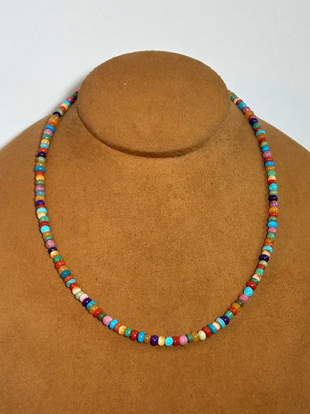 19 1/2 Multi-Color Necklace by Don Lucas