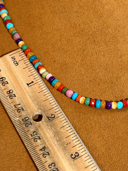 19 1/2 Multi-Color Necklace by Don Lucas