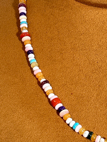 20" Splashes of Color Necklace by Don Lucas