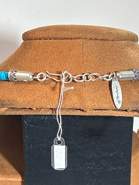 19 1/2" Sleeping Beauty Turquoise Necklace by Don Lucas