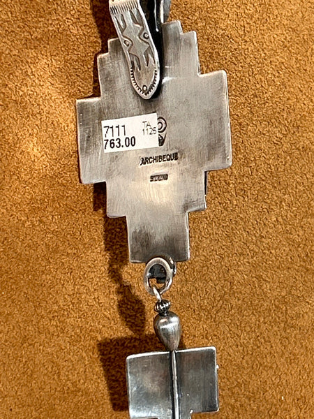 Sunset Spiny Oyster Shell Necklace by Teresa Archibeque