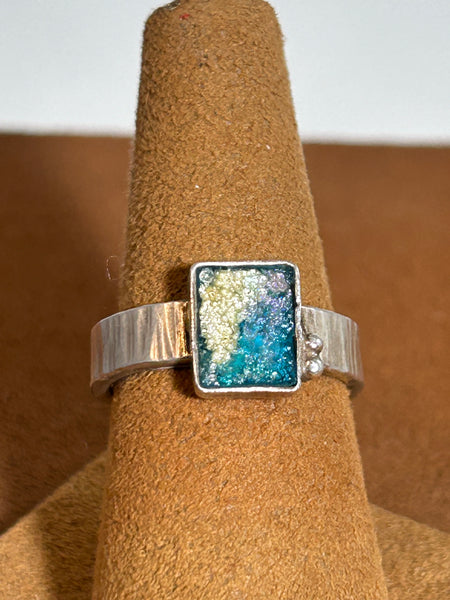 Half Fairy-Half Elf Ancient Roman Glass Ring by Petra Nalini Palmer
