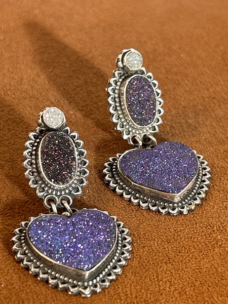 Heart Dream Earrings by Aldrich Arts