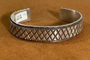 Checkered Ribbon Cuff by Clif Doran