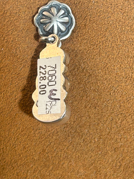 Coral and Sugilite Post Earrings by Don Lucas