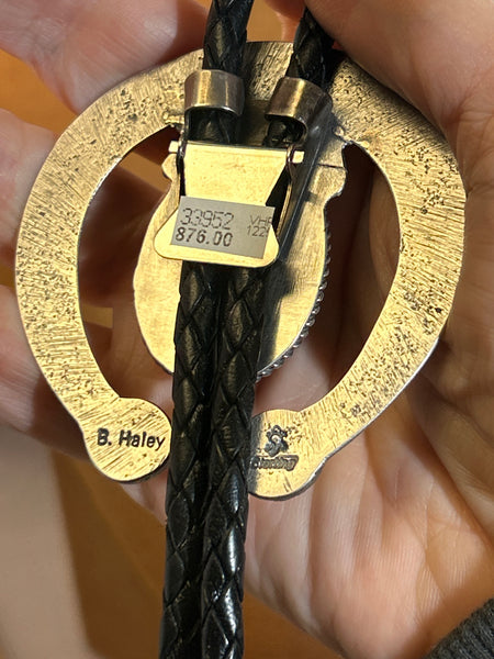 White Buffalo Naja Bolo Tie by Ben and Ruby Haley
