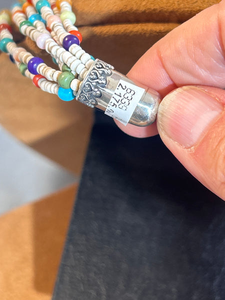 Eight Strand Heishi Bead Necklace by Don Lucas