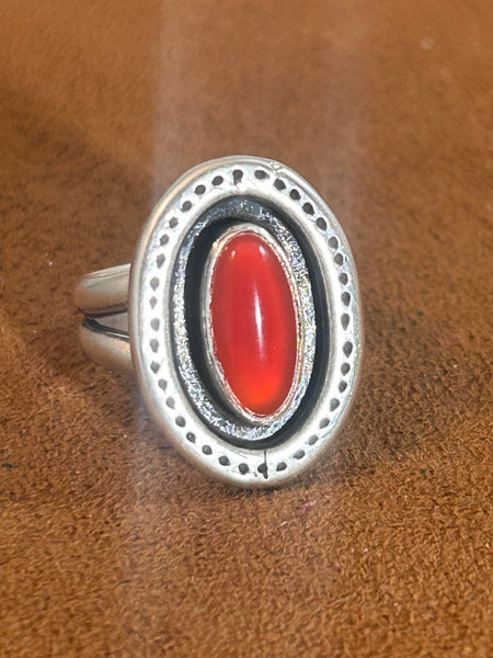 Oval Citrine Ring by Don Lucas