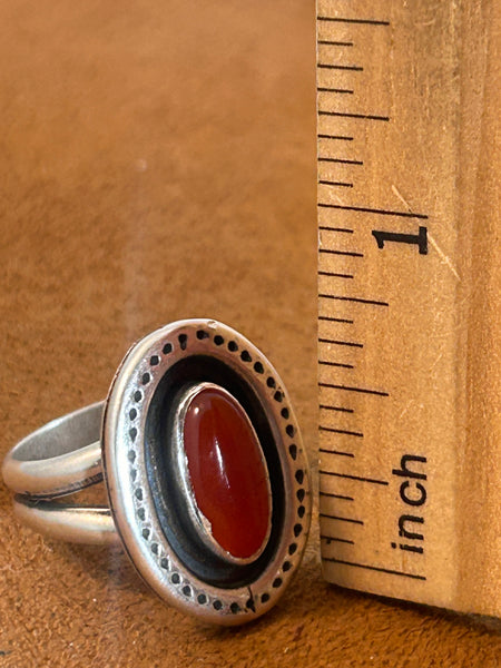 Oval Citrine Ring by Don Lucas