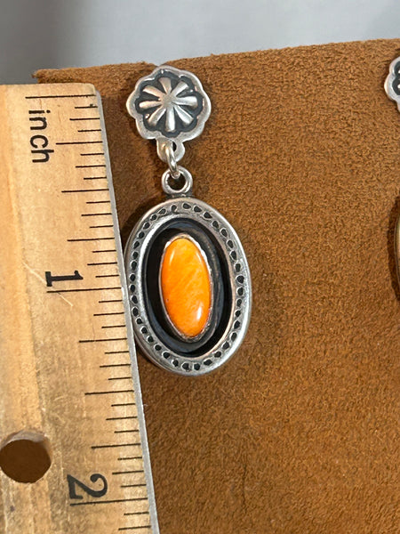 Denim Lapis Earrings by Don Lucas