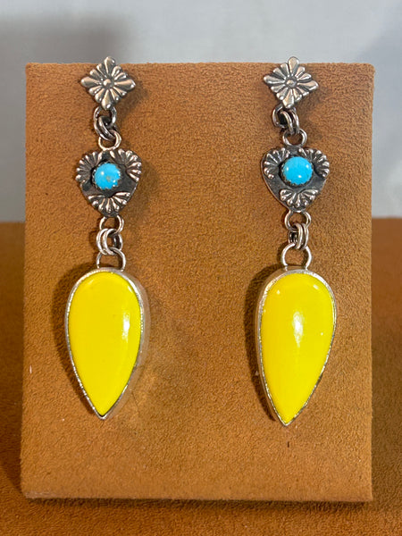 Teardrop Rosarita Earrings by Emily Peck
