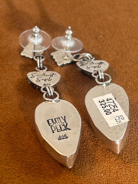 Teardrop Rosarita Earrings by Emily Peck