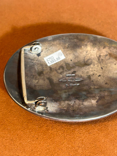 Elk Buckle by Fred Charley