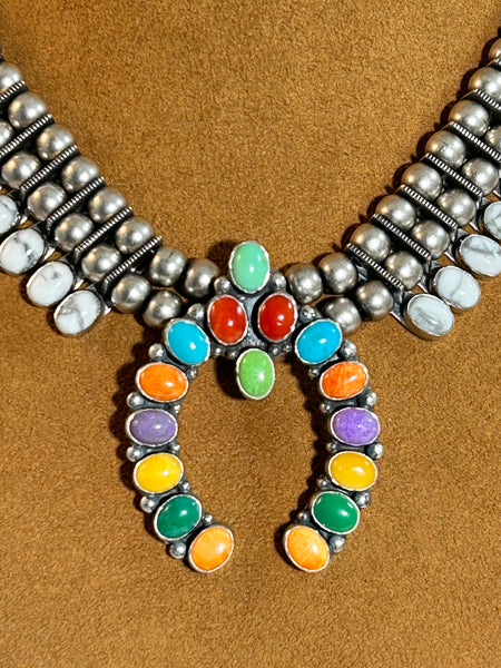 Howilite Multi-Stone Necklace by Don Lucas