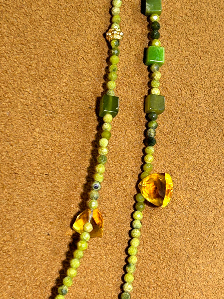 48” Jade Beaded Necklace by Victoria Maase Stoll (Copy) (Copy)